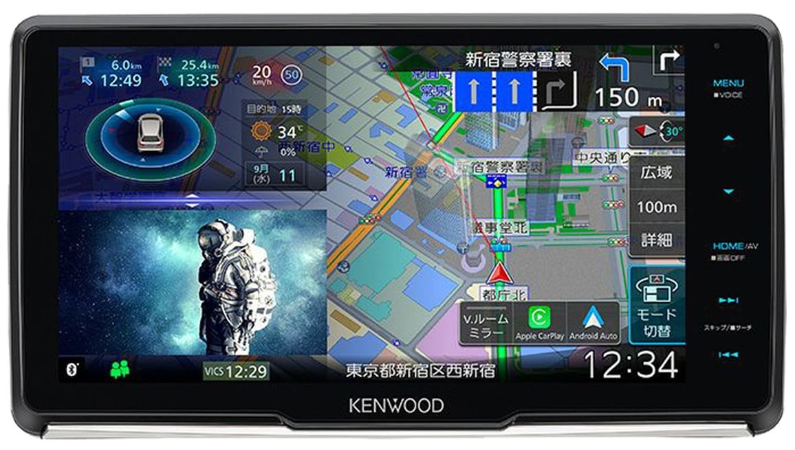 MDV-M911HDF ９インチフローティング彩速ナビ
