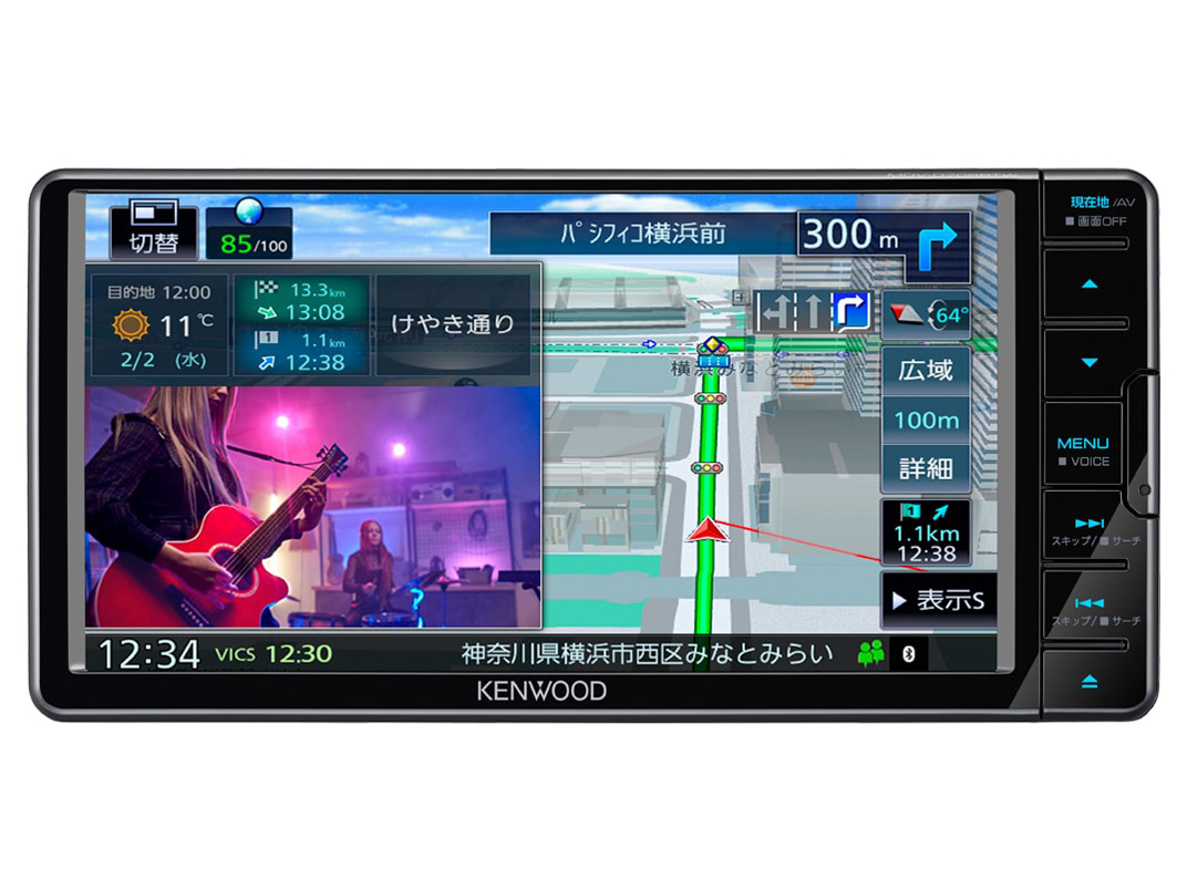 MDV-S709W 7インチワイド地上デジタルTV
